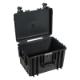 OUTDOOR resväska i svart med Skuminteriör 430x300x300 mm Volume: 37,9 L Model: 5500/B/SI